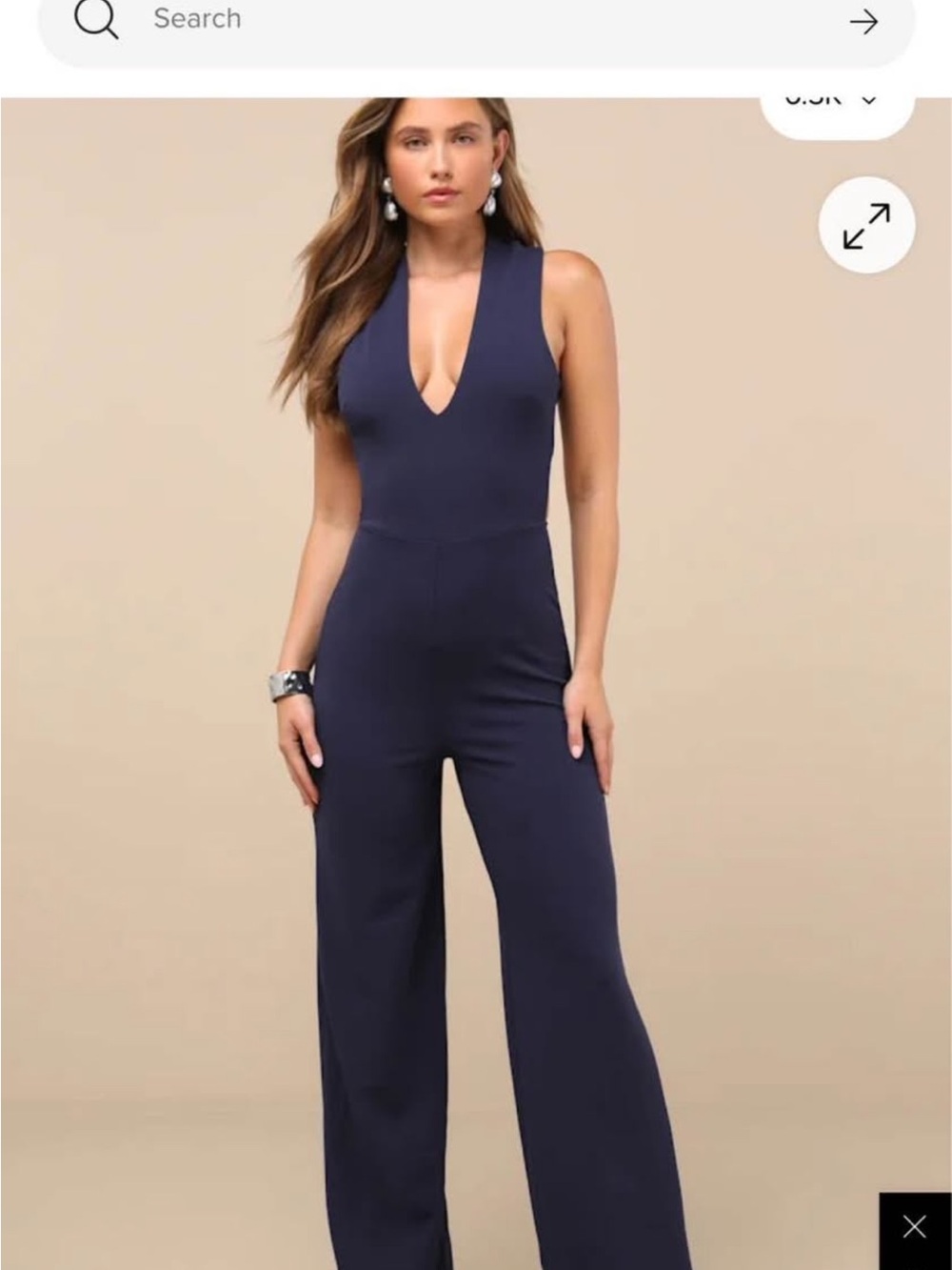Lulu’s Thinking Out Loud Jumpsuit - blue
